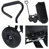 vidaXL Garden Tipping Hand Cart 300 kg 75L Black
