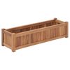 vidaXL Raised Bed 100x30x25 cm Solid Teak Wood