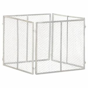vidaXL Garden Composter 85x85x70 cm Galvanised Iron