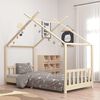vidaXL Kids Bed Frame Solid Pine Wood 90x200 cm