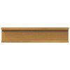 vidaXL Wall Shelf with Shelf 2 pcs Beige 40 x 9 x 3 cm Engineered Wood