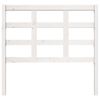 vidaXL Bed Headboard White 105.5x4x100 cm Solid Wood Pine