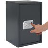 vidaXL Digital Safe with Lock Dark grey 35 x 31 x 50 cm Steel