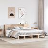 vidaXL Bookcase Bed without Mattress 180x200 cm Super King Solid Wood
