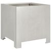 vidaXL Garden Planters 2 pcs 30x30x30 cm Stainless Steel