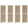 vidaXL Cabinet Door with Door 4 pcs Natural 49.5 x 2.1 x 140.5 cm