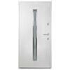 vidaXL Aluminium Front Door White 100x200 cm