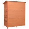 vidaXL Garden Tool Shed 136x75x160 cm Solid Firwood