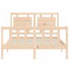 vidaXL Bed Frame without Mattress 120x200 cm Solid Wood Pine