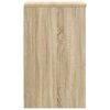 vidaXL Garage Storage Cabinet Sonoma Oak 30x51x85 cm Solid Wood Pine