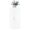 vidaXL Wall Mounted Cabinet High Gloss White 34.5x34x90 cm