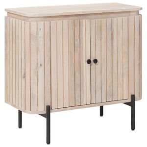 vidaXL Sideboard 70 x 30 x 65 cm Solid Mango Wood and Engineered Wood