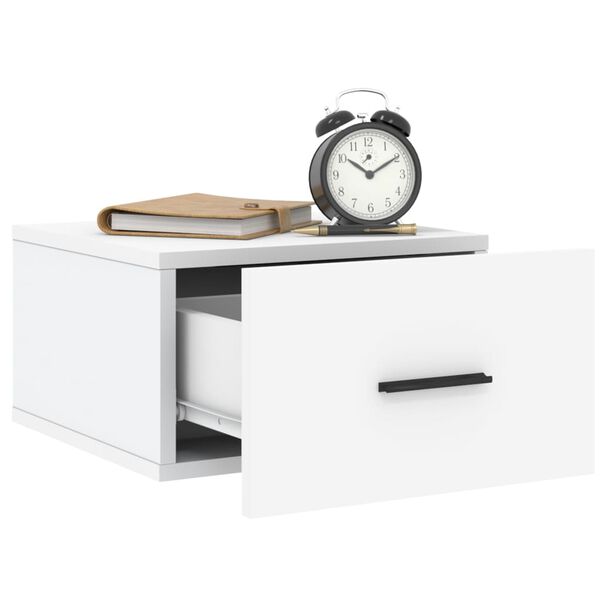 vidaXL Wall-mounted Bedside Cabinets 2 pcs White 35x35x20 cm