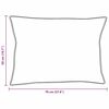vidaXL Pillow with Pillow White 50 x 70 cm Cotton