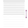 vidaXL Zebra Blind 140 x 175 cm White