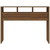 vidaXL Console Table Brown Oak 105x30x80 cm Engineered Wood