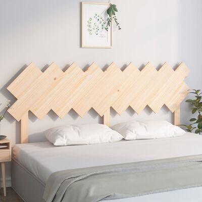 vidaXL Bed Headboard 178x3x80.5 cm Solid Wood Pine