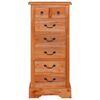 vidaXL Chest of Drawers 45x35x100 cm Solid Wood Mahogany