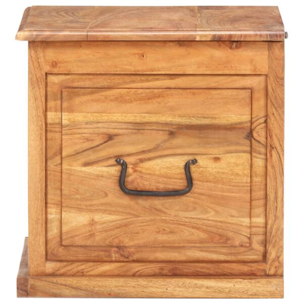 vidaXL Chest 40x40x40 cm Solid Acacia Wood