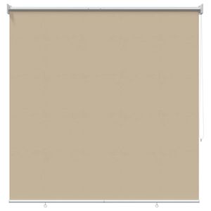 vidaXL Outdoor Roller Blind UV Protection Beige 145 x 140 cm (W x H)