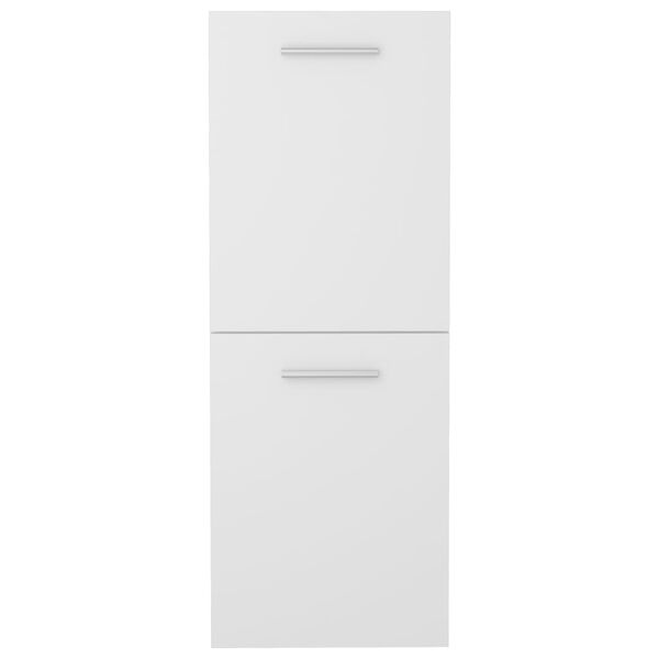 vidaXL Bathroom Cabinet White 30x30x80 cm Engineered Wood