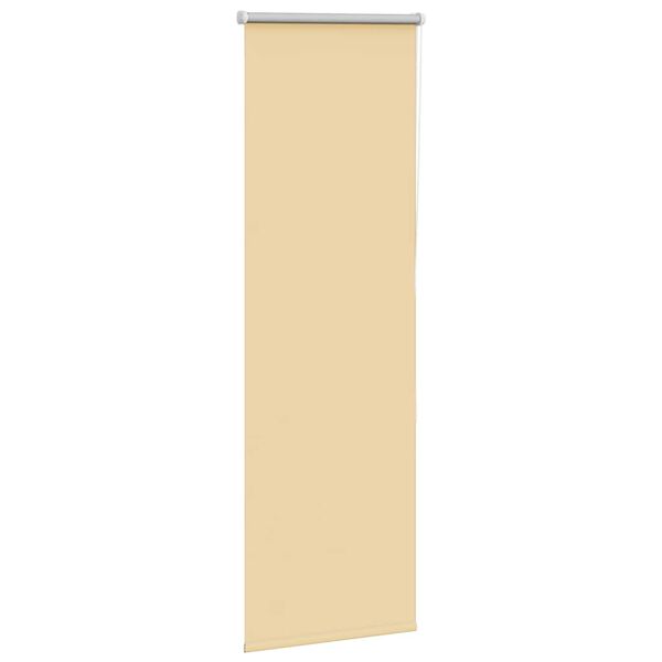 vidaXL Roller Blind Blackout Beige 50x150 cm Fabric Width 45.7 cm Polyester