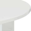 vidaXL End Table High Gloss White 29.6 x 29.6 x 60 cm Engineered Wood