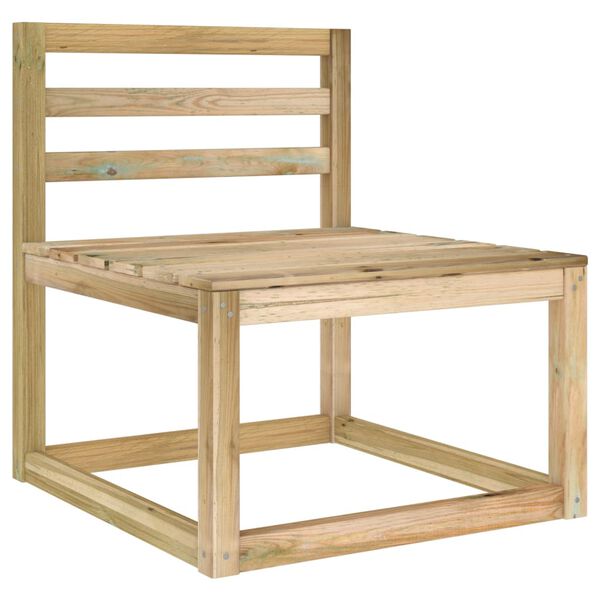 vidaXL 5 Piece Garden Lounge Set Green Impregnated Pinewood