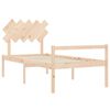 vidaXL Senior Bed without Mattress 100x200 cm Solid Wood