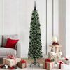 vidaXL Artificial Christmas Tree with 300 LEDs with Stand Green 180 cm
