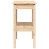 vidaXL Console Table 80x40x75 cm Solid Wood Pine