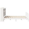 vidaXL Bookcase Bed without Mattress White 140x200 cm Solid Wood Pine