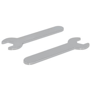 vidaXL Spanner 2 pcs Silver 10 mm Iron