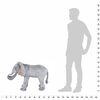 vidaXL Standing Plush Toy Elephant Grey XXL