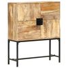 vidaXL Highboard 80x30x100 cm Solid Mango Wood