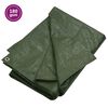 vidaXL Tarpaulin 180 g/m&sup2; 4x6 m Green HDPE