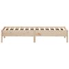 vidaXL Bed Frame without Mattress 75x190 cm Small Single Solid Wood Pine