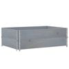 vidaXL Pallet Collars 2 pcs Grey 120x80 cm Solid Wood Pine
