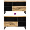 vidaXL TV Cabinet 80x33x46 cm Solid Wood Mango