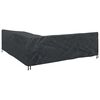 vidaXL Furniture Cover Black 270 x 270 x 80 cm 600D Oxford Fbric