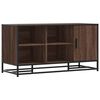 vidaXL Shoe Bench Brown Oak 100x40x53.5 cm Engineered Wood and Metal