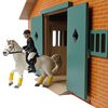 Kids Globe Farm Stables with 7 Boxes 1:24 610595