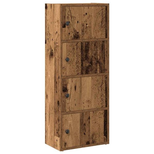 vidaXL Bookcase Old Wood 40x24x102 cm Engineered Wood