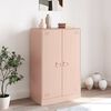 vidaXL Sideboard Pink 67x39x107 cm Steel