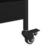 vidaXL Kitchen Trolley Black Oak 70 x 30 x 82 cm Engineered Wood