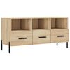 vidaXL TV Cabinet Sonoma Oak 102x36x50 cm Engineered Wood