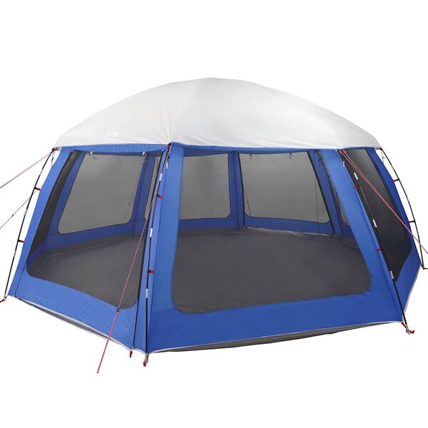 vidaXL Pool Tent with Removable Fly & Mesh Walls Azure Blue 612x612 cm