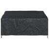vidaXL Garden Bench Cover Black 185 x 85 x 65 / 94 cm 210D Oxford Fbric