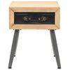 vidaXL Bedside Table Solid Fir Wood 43x38x50 cm