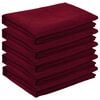vidaXL Table Cloth 5 pcs Rectangular Wine Red 140 x 160 cm
